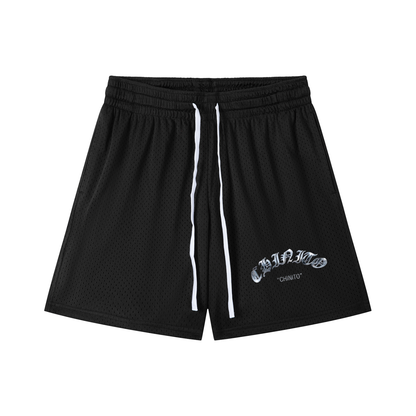 Mesh Drawstring Shorts