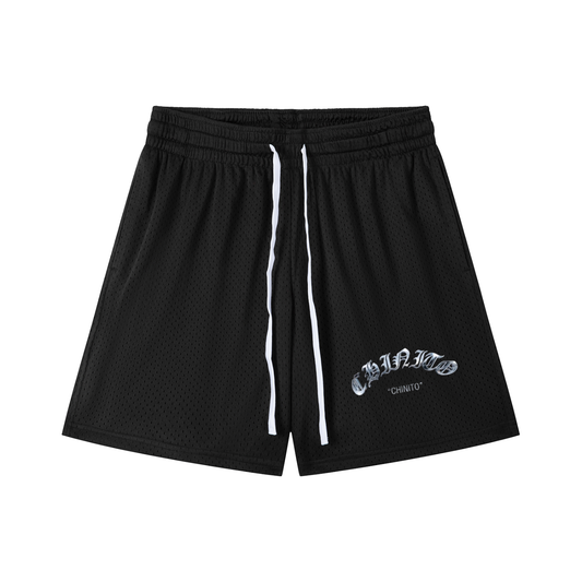 Mesh Drawstring Shorts